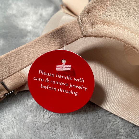 Spanx Fit To You Bra Womens Medium A-C Beige Sheerflex New - Picture 10 of 14